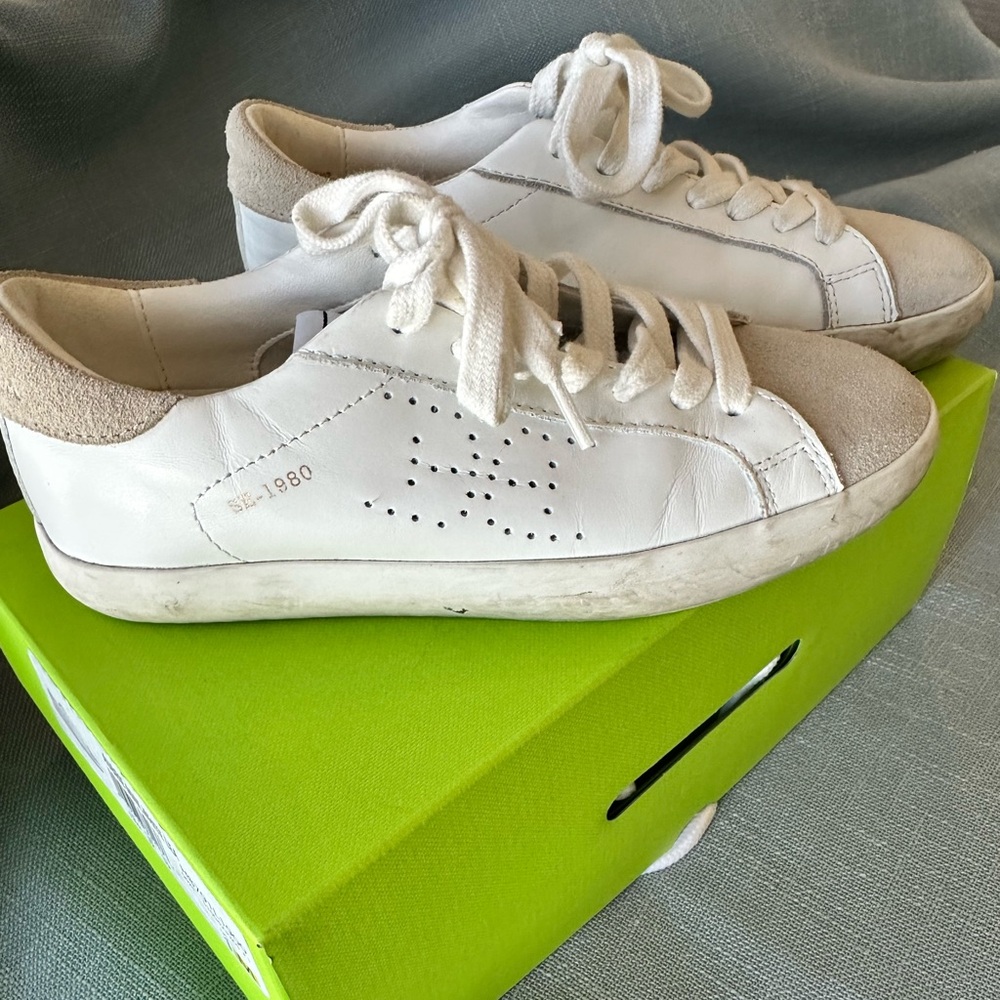 Sam Edelman White and Cream Kids Shoes